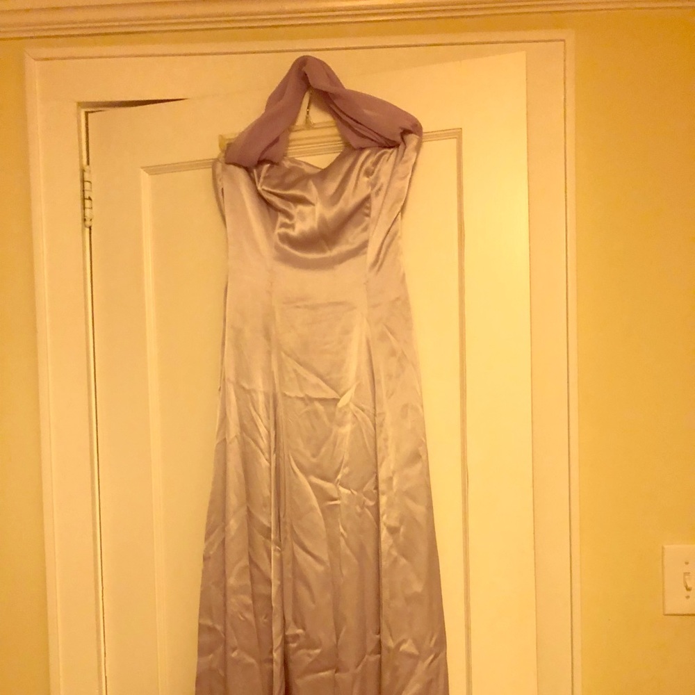 Lilac prom dress halter